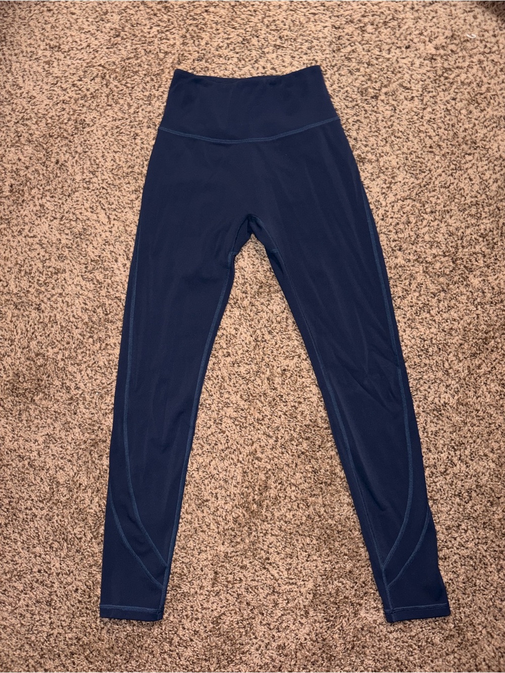 Alphalete Amplify Navy High Rise Ankle Leggings Women’s XS